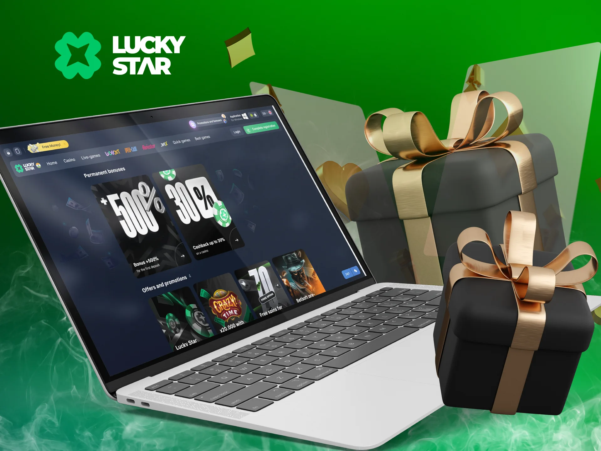 Players from India will receive a nice compliment from Lucky Star for funding an account that can be used at the casino.