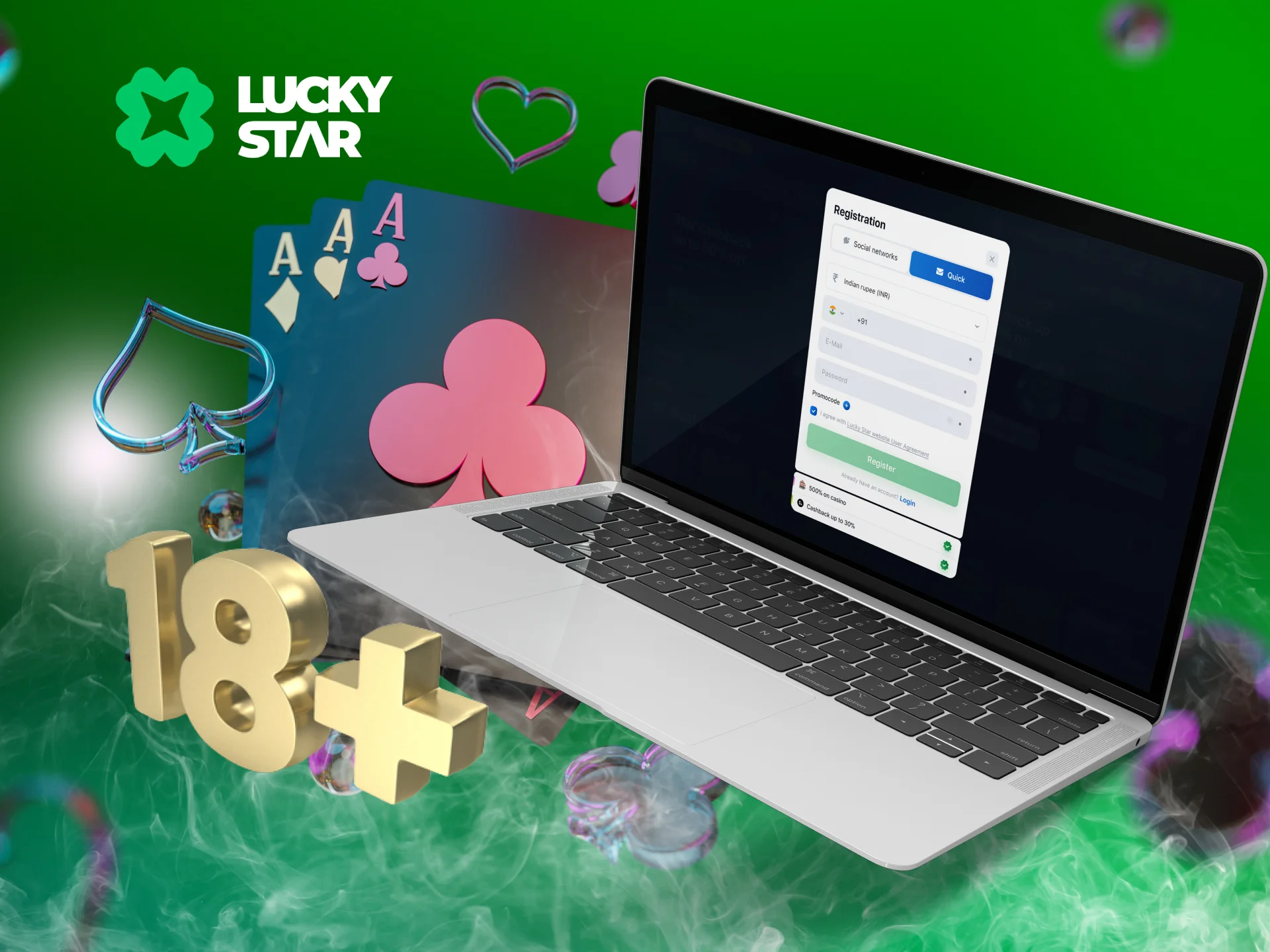 Find out what requirements you need to meet when creating an Lucky Star account.